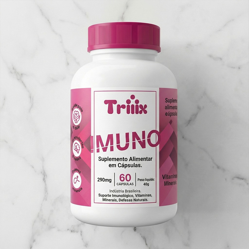 Triiix Imuno Mulher – Imunidade Elevada + Suporte Íntimo