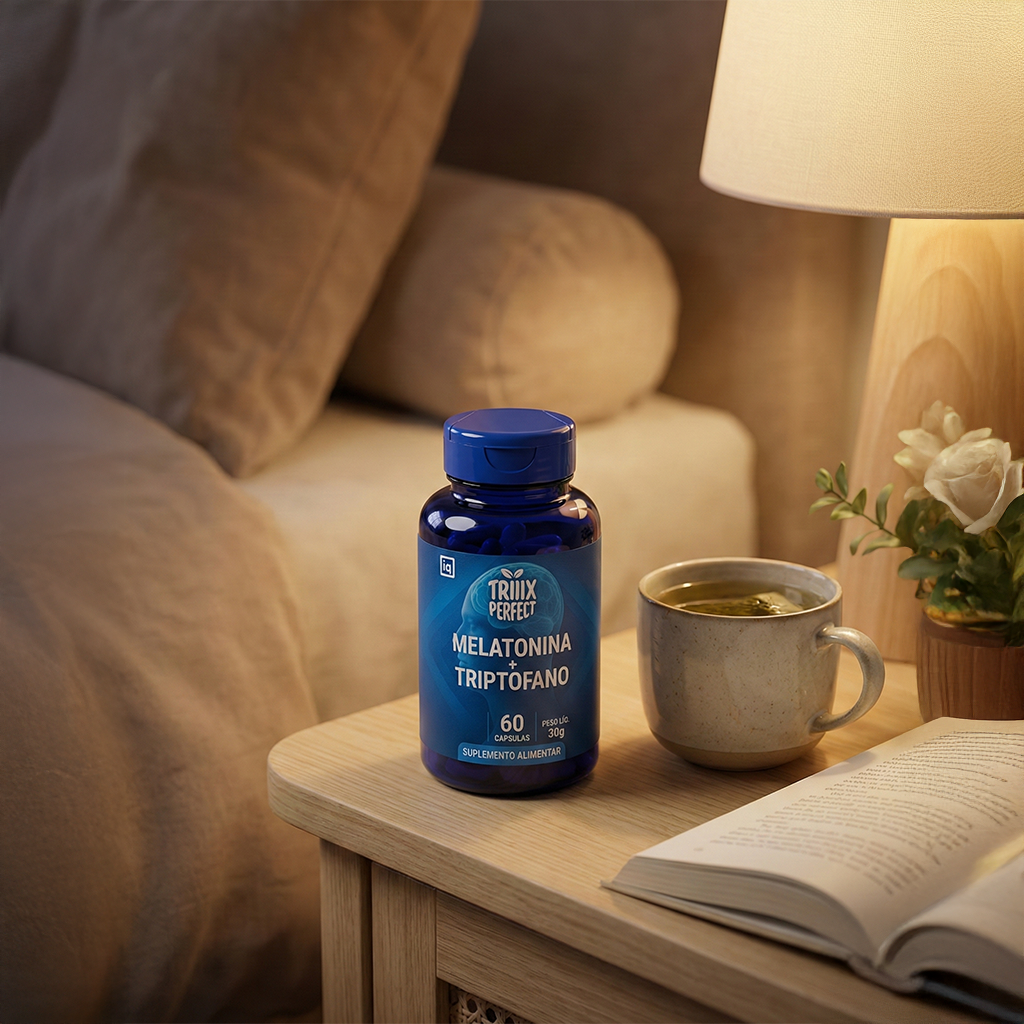 Melatonina + Triptofano da Triiix – Sono Profundo, Relaxamento